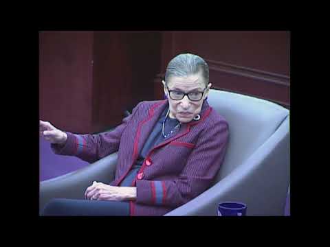Justice Ruth Bader Ginsburg Fireside Chat at RWU School of Law