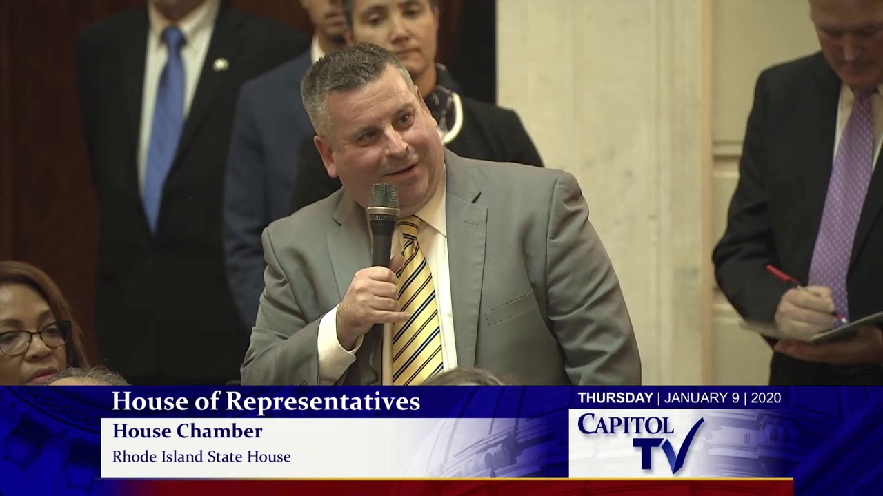 Rep Slater introduces Dr Goulão on the House floor