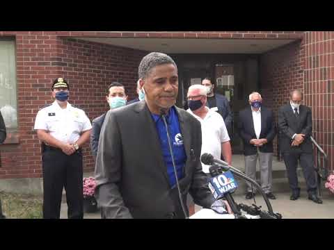 Providence Public Safety Commissioner Steven Paré announces gun buyback program