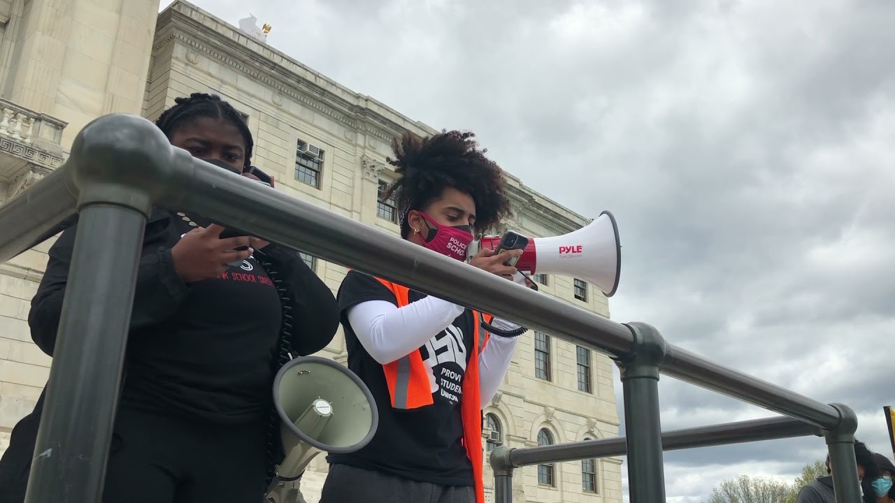 Providence Student Union   Counselors Not Cops Walkout Day Two 11