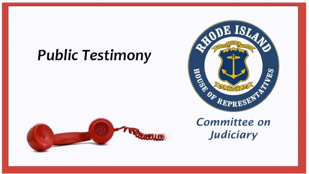 RI 2022 H6637 07 Testimony on a bill to prevent law enforcement from having sex with those in custod