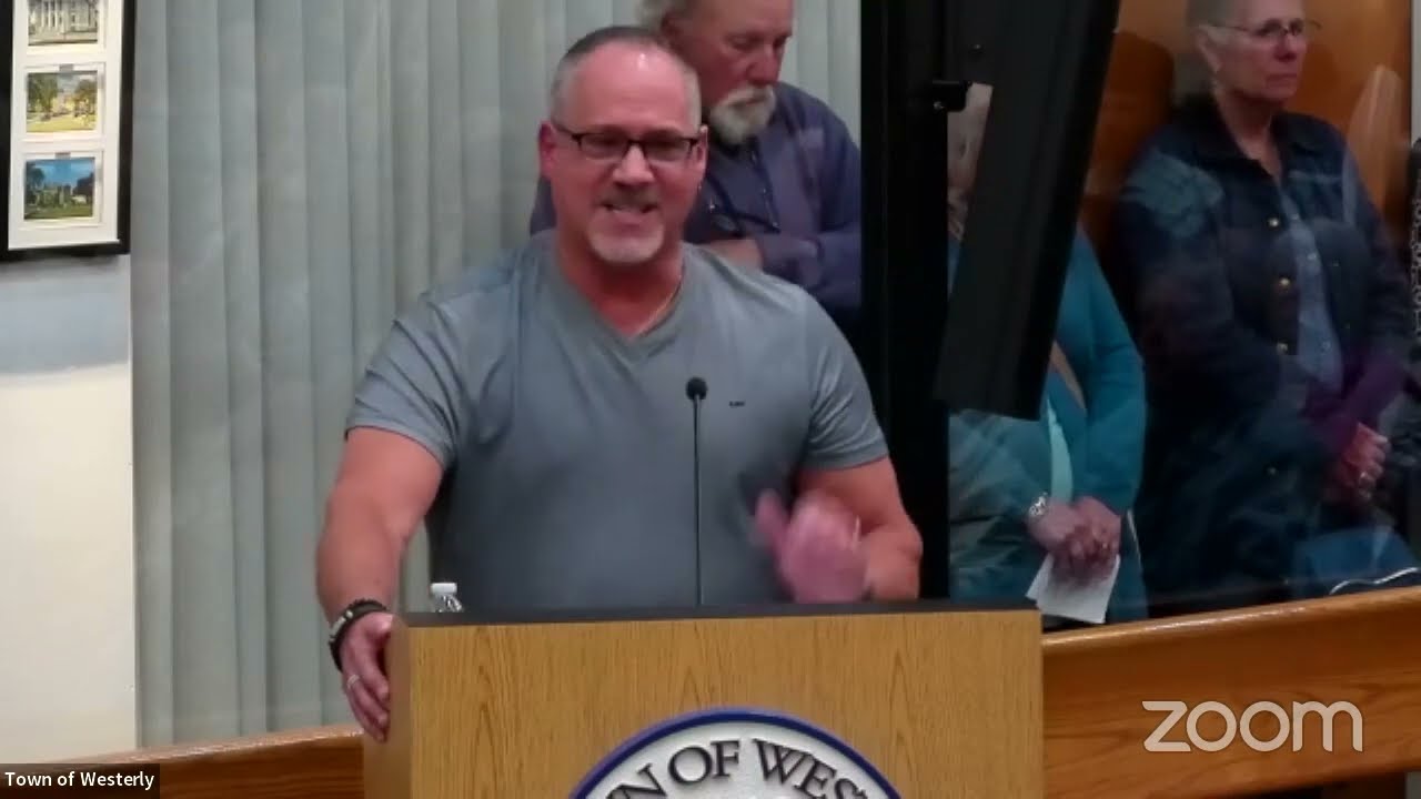 Westerly Town Council - Public testimony in support of library book banning