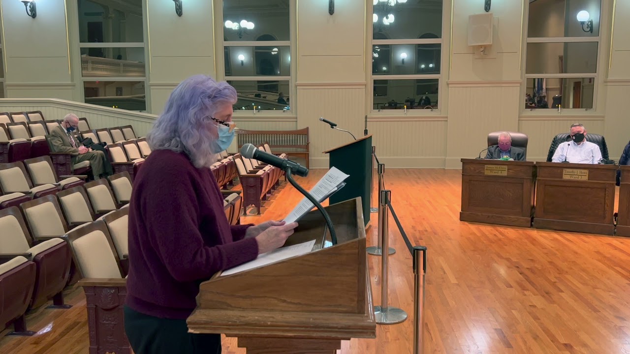 Never Again Action testifies at the Warwick City Council 02 - Nancy Green