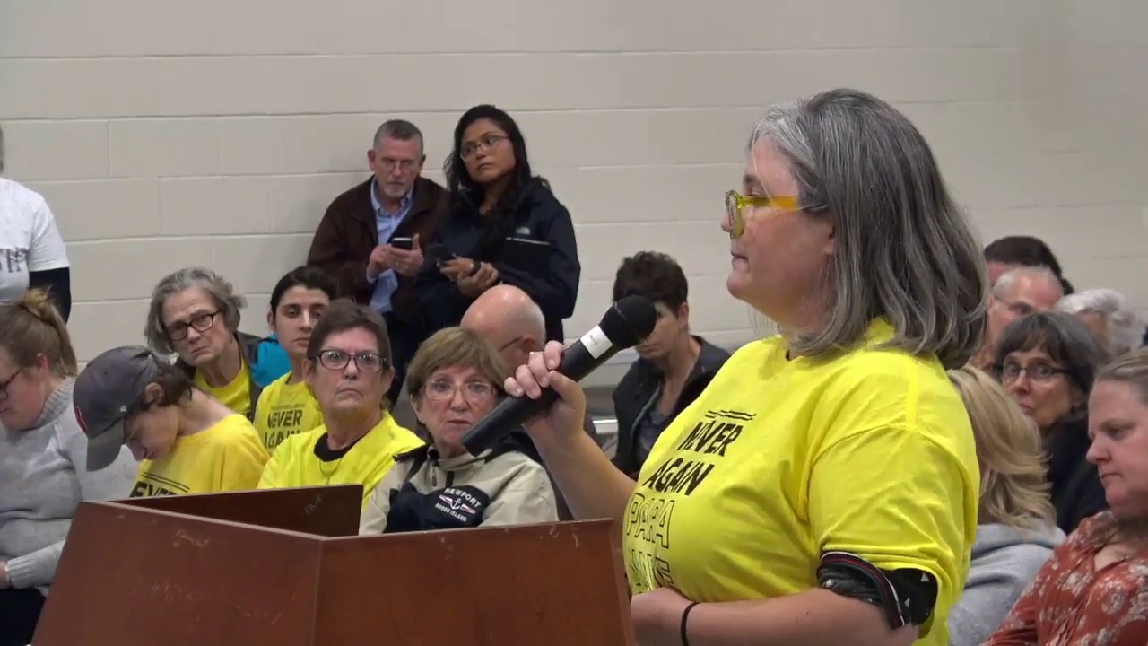 Speaker (1) During Public Comment Session at Wyatt Board Meeting