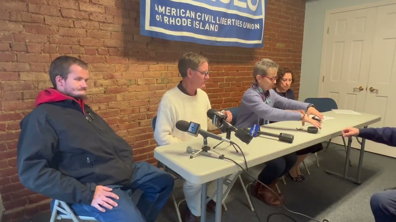 RI ACLU and Center for Justice file State House Homeless Encampment Eviction Lawsuit