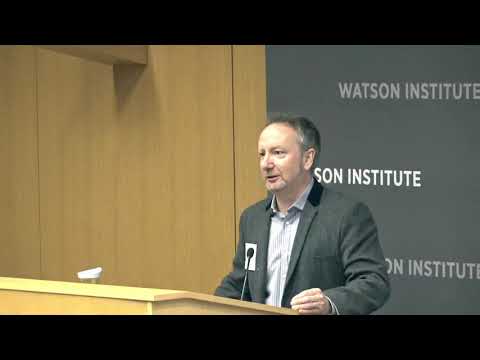 Mark Blyth Speaks at America's Climate Change Future at Brown University