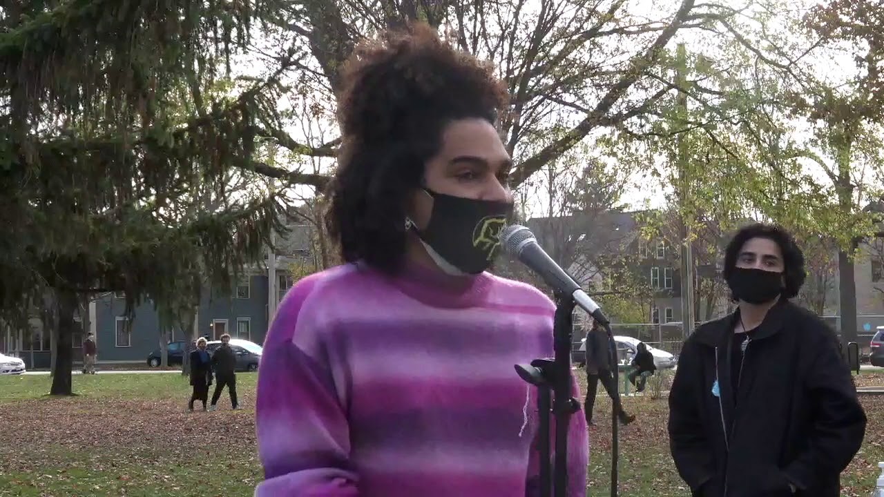Poet Justice Ameer Gaines Opens 2020 Trans Remembrance Day in Providence