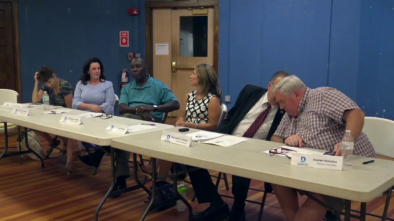2018-09-16 RI Dem Party Platform Meeting