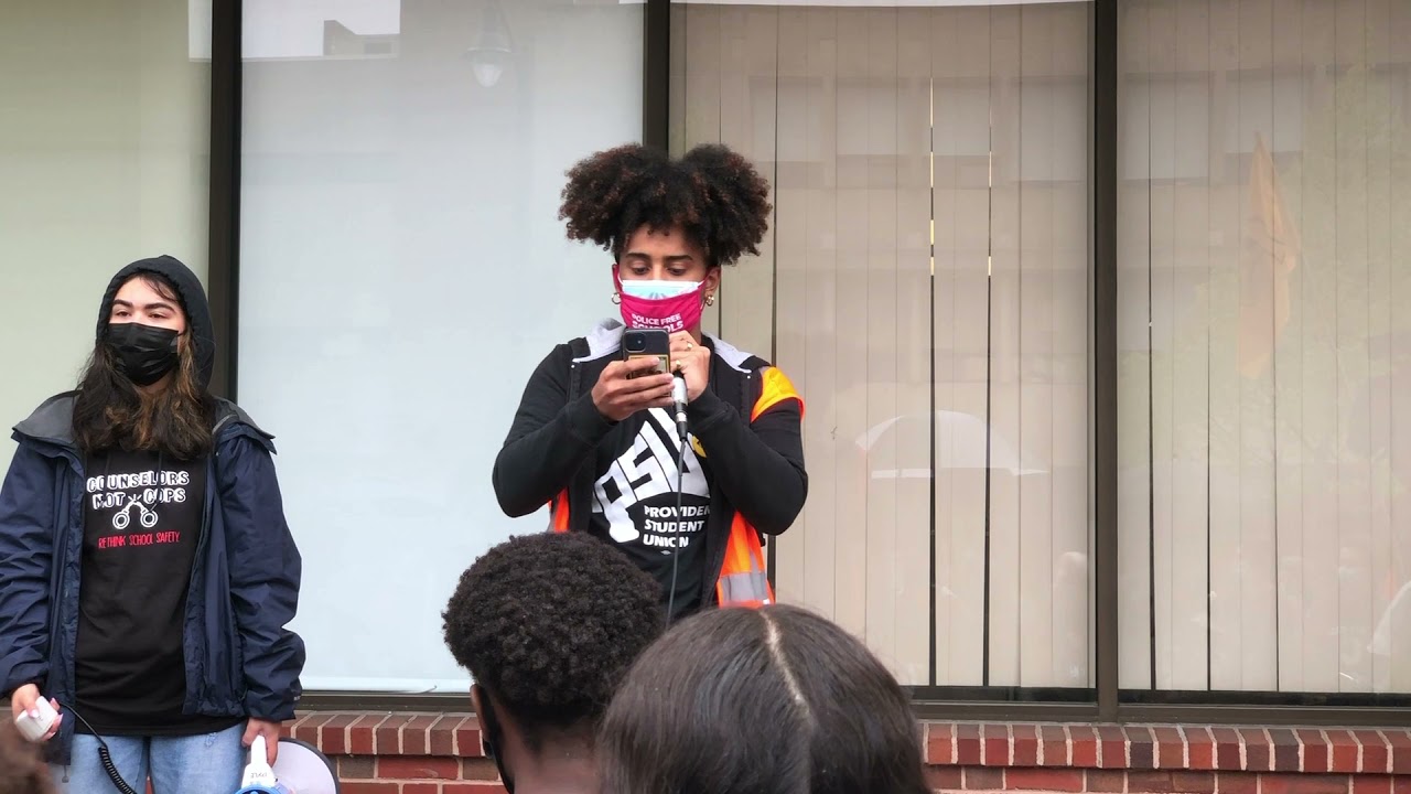 Providence Student Union   Counselors Not Cops Walkout Day 01