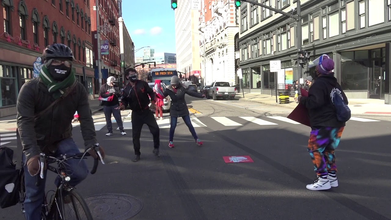 'Stop Evictions, Save Lives' Dance Parade in Providence