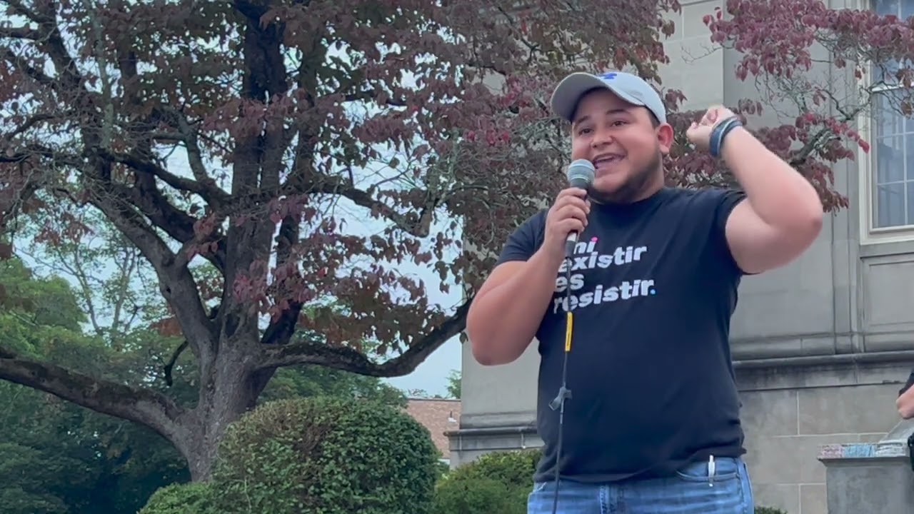 Trans Rights Rally Cranston Library 05