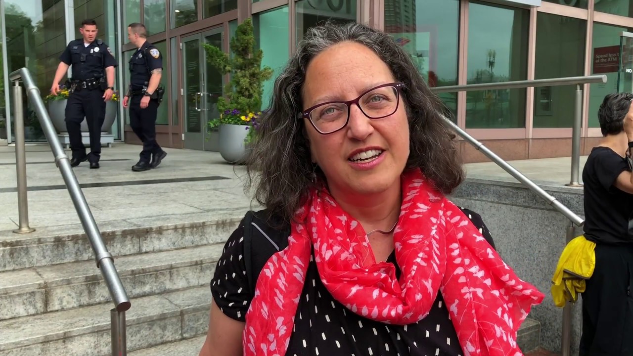 2018-06-01 Rebecca Kislak and Helen Conforti meet with US Attorney Stephen Dambruch