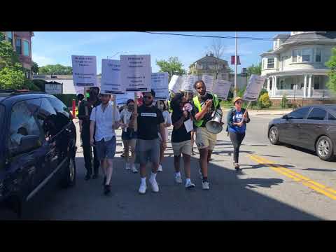 Community march on Nonviolience Inst 01