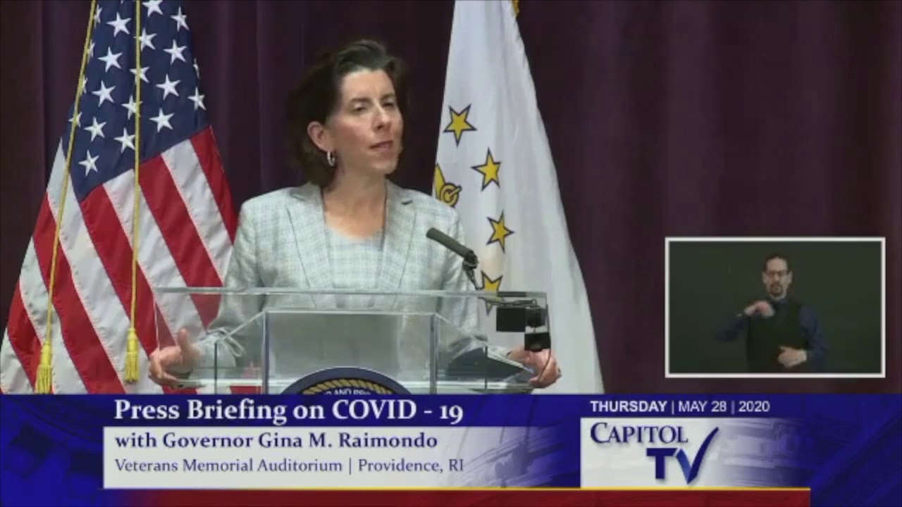 2020-05-28 Raimondo COVID-19 presser Rental Assistance questions