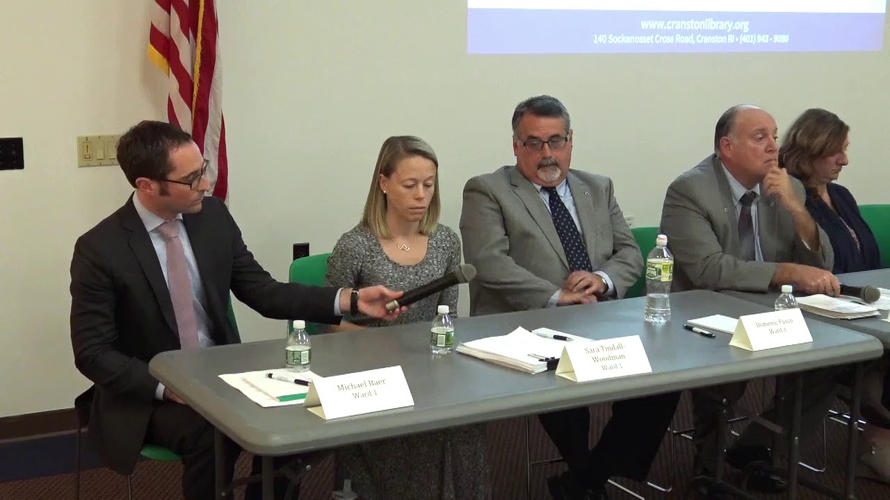 2018-10-25 Cranston School Committee Forum 19