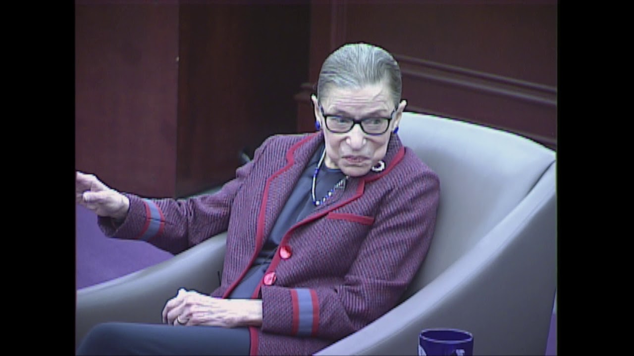 Justice Ruth Bader Ginsburg Fireside Chat at RWU School of Law