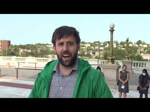 Newly elected progressive legislators in RI stand against austerity budget 03 Dennis Hogan