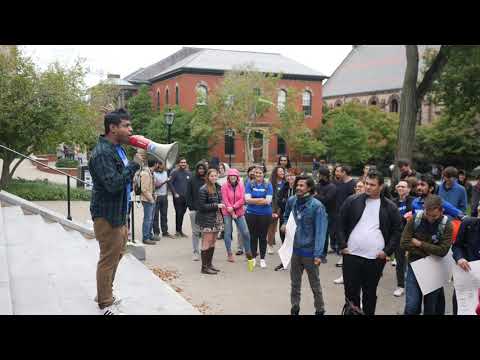 2019-10-03 Brown Grad Union Rally (c)2019 Slene Means