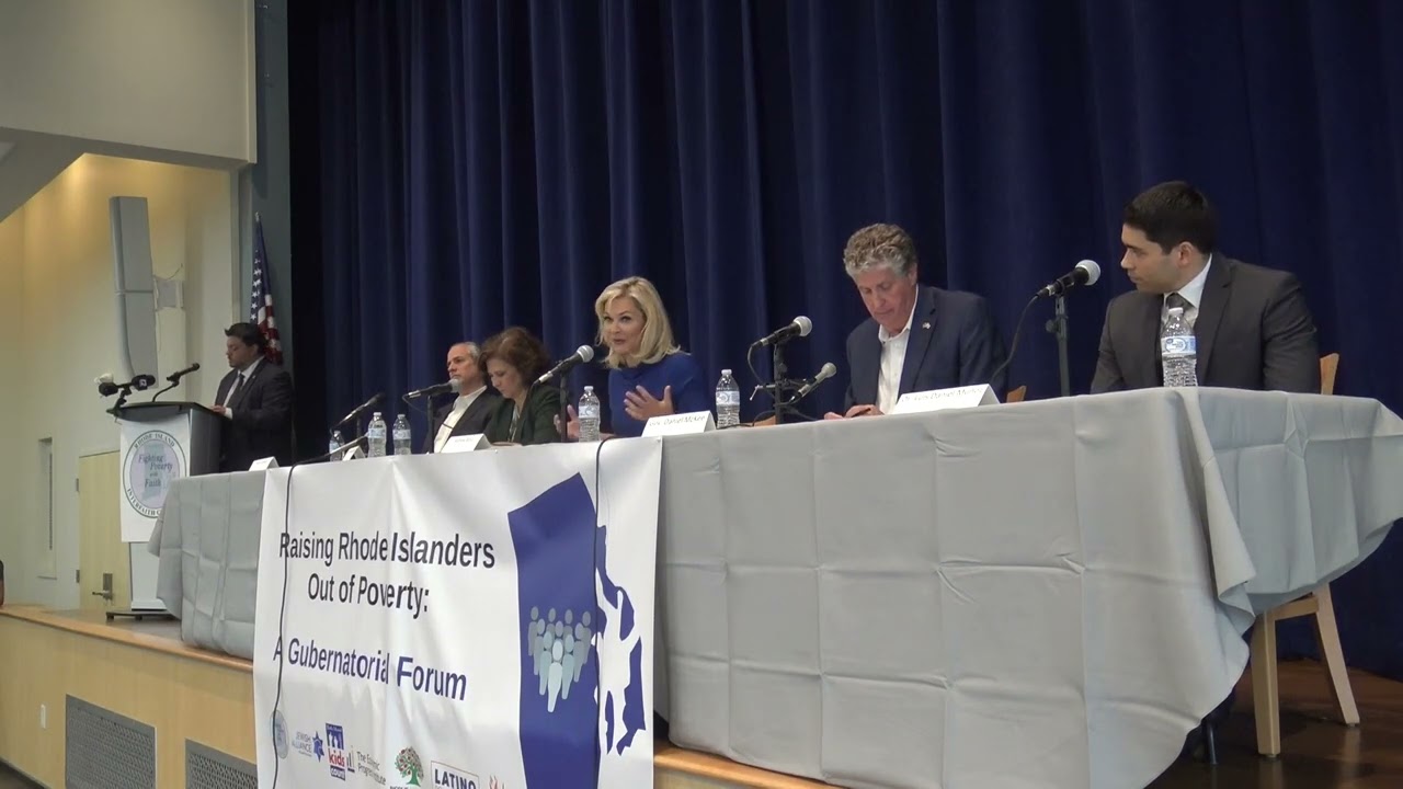 RI Gubernatorial Election Poverty Forum Question 4 DHS and Poverty 01