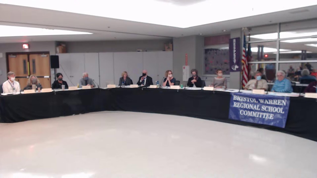 BWRSD School Committee meeting 10/25/21