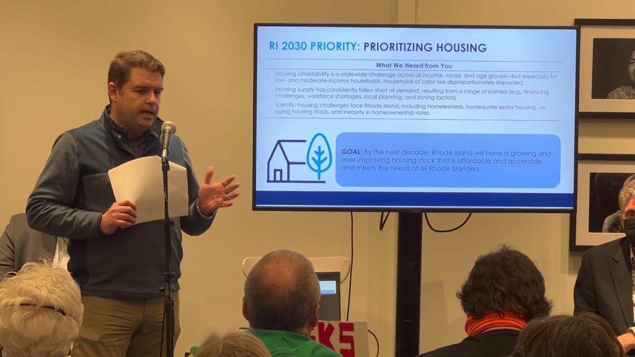 James Comer, Deputy Director of Rhode Island Housing in Westerly RI
