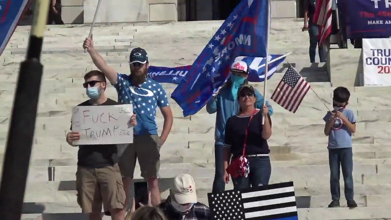 'Proud to be an American' plays at the September Trump Rally in Rhode Island