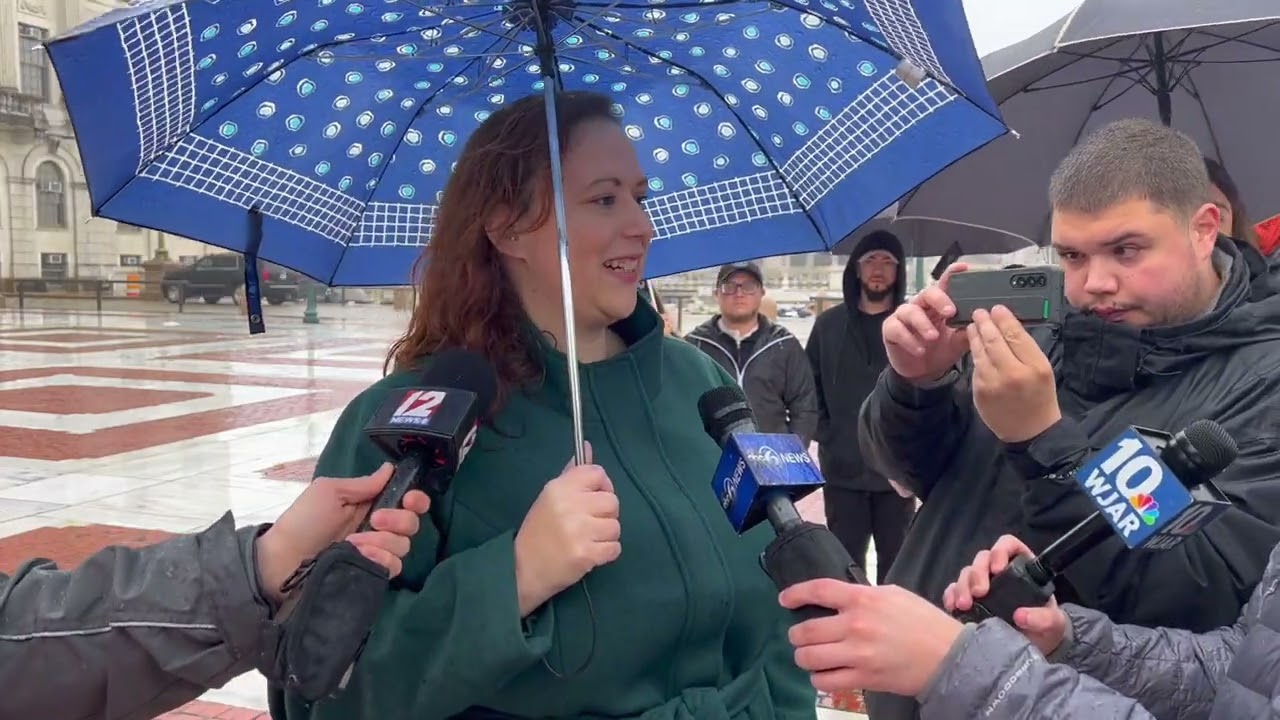 RI Homeless Coalition's Caitlin Frumerie on State House Encampment Eviction