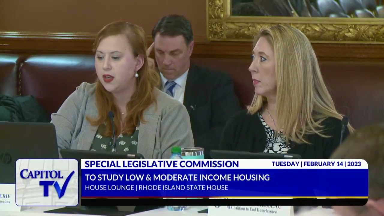 RI Homeless updates House Committee on the present state of the unhoused in the state