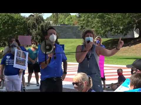 PVD Teachers Union Protest on Unsafe School Reopening Plans 04 Katherine Anderson