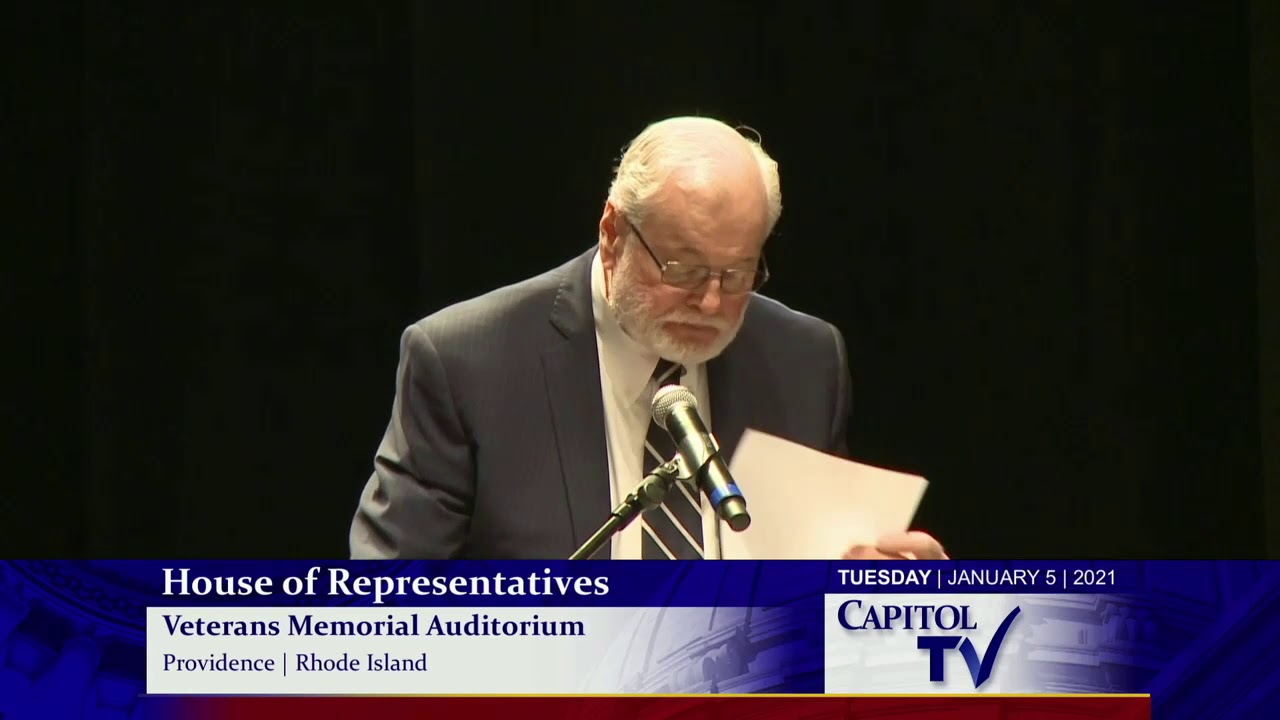 Correspondence from Reps. Diaz, Handy, and Fenton Fung Is Read at First 2021 Meeting of RI House