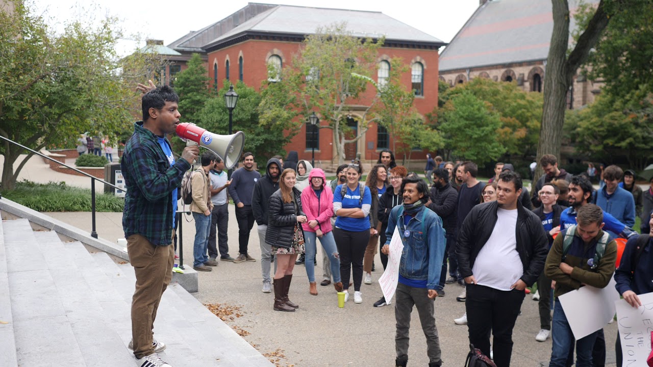 2019-10-03 Brown Grad Union Rally (c)2019 Slene Means