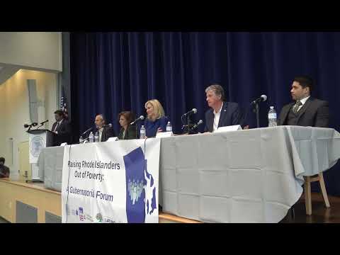 RI Gubernatorial Election Poverty Forum Question 4 DHS and Poverty 05