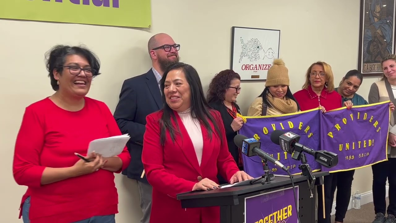 SEIU 1199 Home Childcare Providers and RIDHS announce Ground-Breaking New Contract Settlement