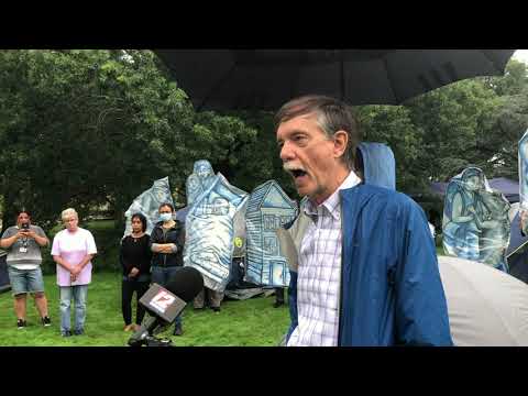 RI State House Tent Encampment 01 Eric Hirsch