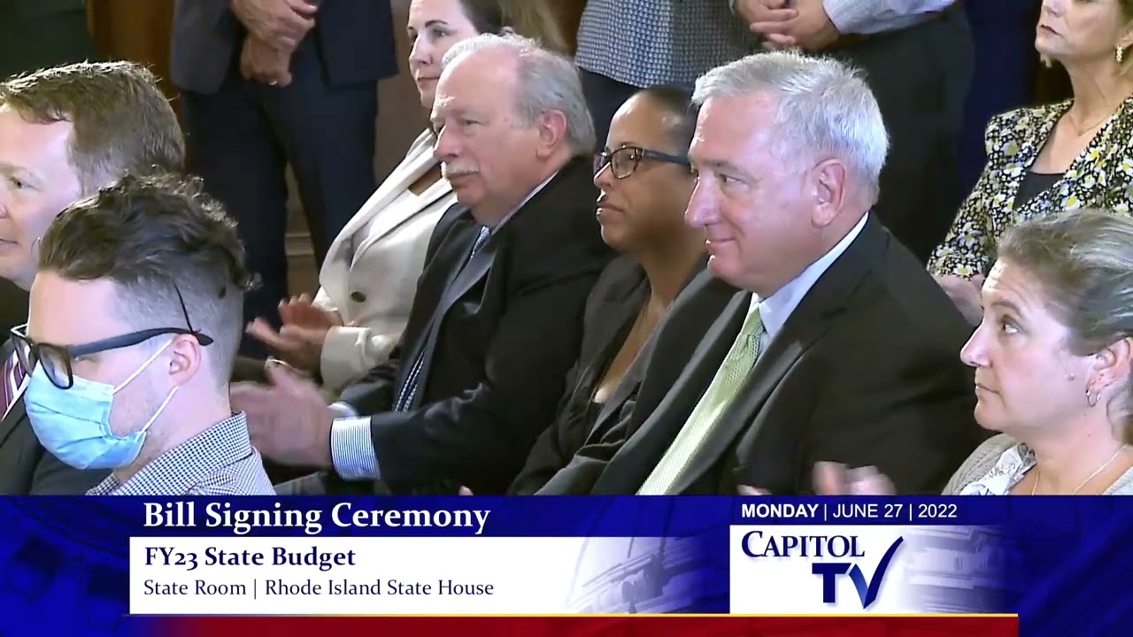RI 2022 Budget Signing