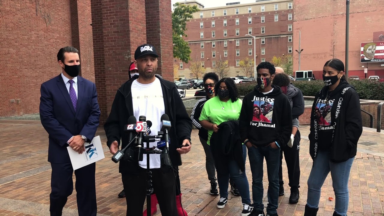 Jhamal Gonsalves' Family holds a Press Conference after Providence releases Body Camera Footage