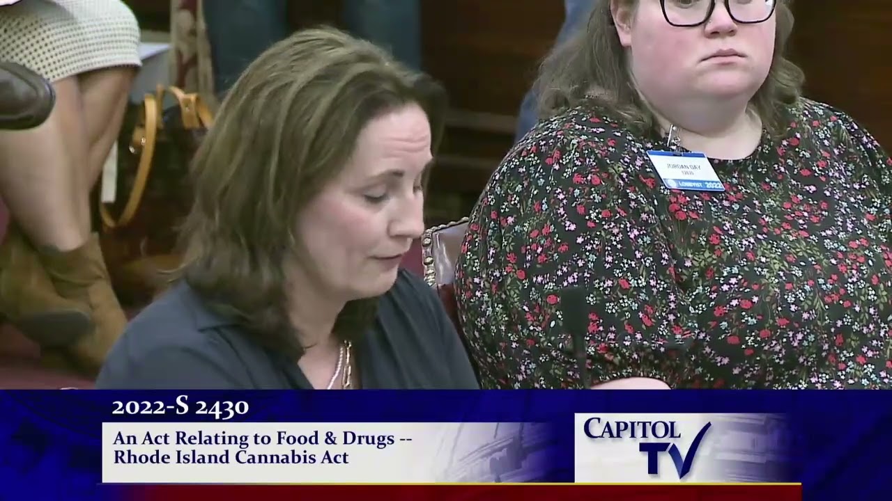 Senate Testimony on 2022 RI Recreational Marijuana bill