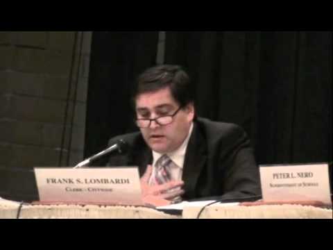 Cranston West Prayer Banner School Board Meeting 2011-03-07 Frank S Lombardi