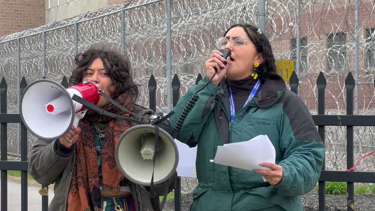 AMOR holds a vigil at Wyatt Detention Facility for all lives lost in detention