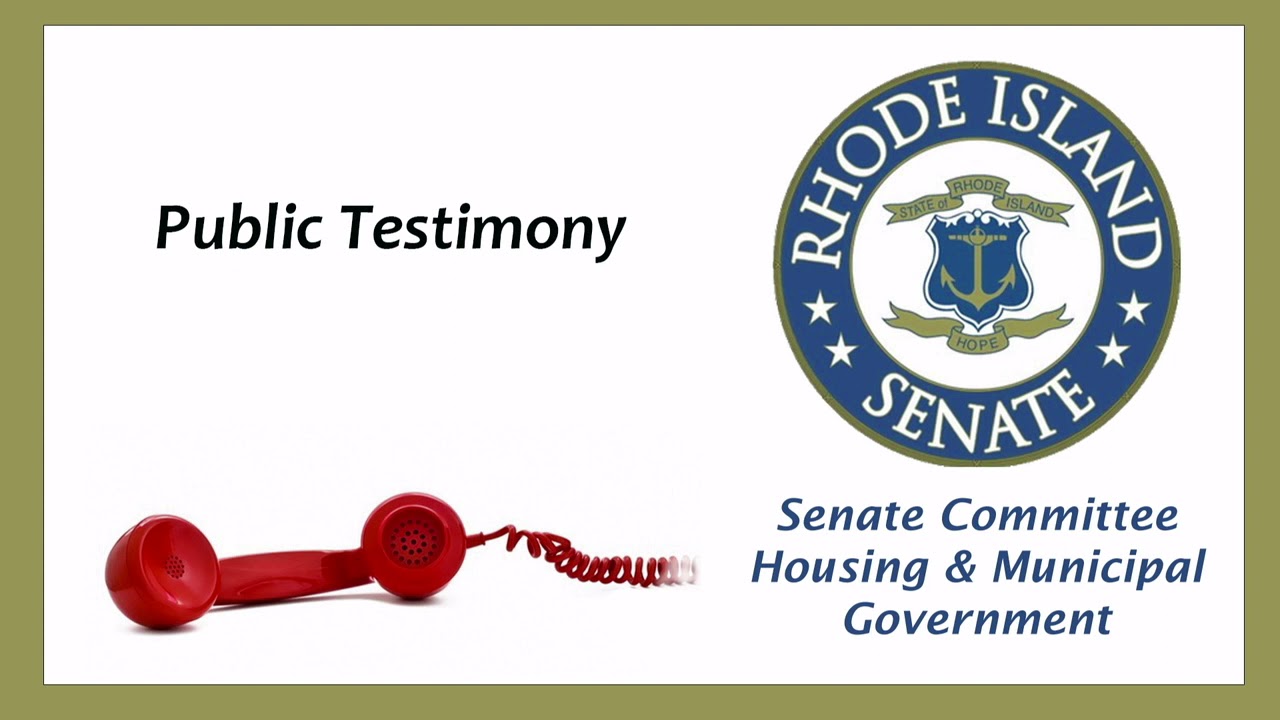 2021 05 13 Senate Committee on Housing and Municipal Government
