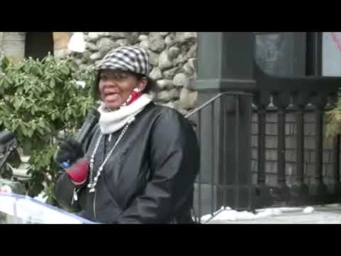 Shalon Speaks at the 'We All Stand With Candace' Rally