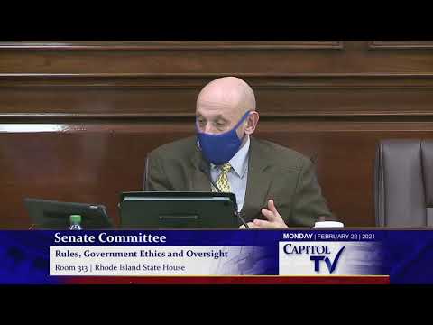 Public Comment on Vaccination Roles at the RI Senate Rules Committee