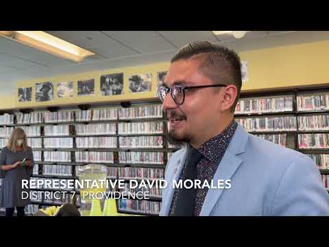 Representative Morales Library Tour - Fully fund Ri's Libraries