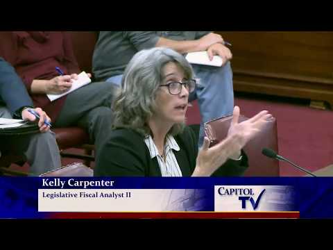 Legislative Fiscal advisor Kelly Carpenter Discusses State Education Funding Formula