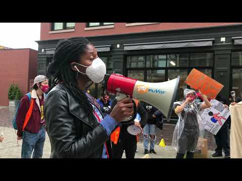 Providence Student Union   Counselors Not Cops Walkout Day 14