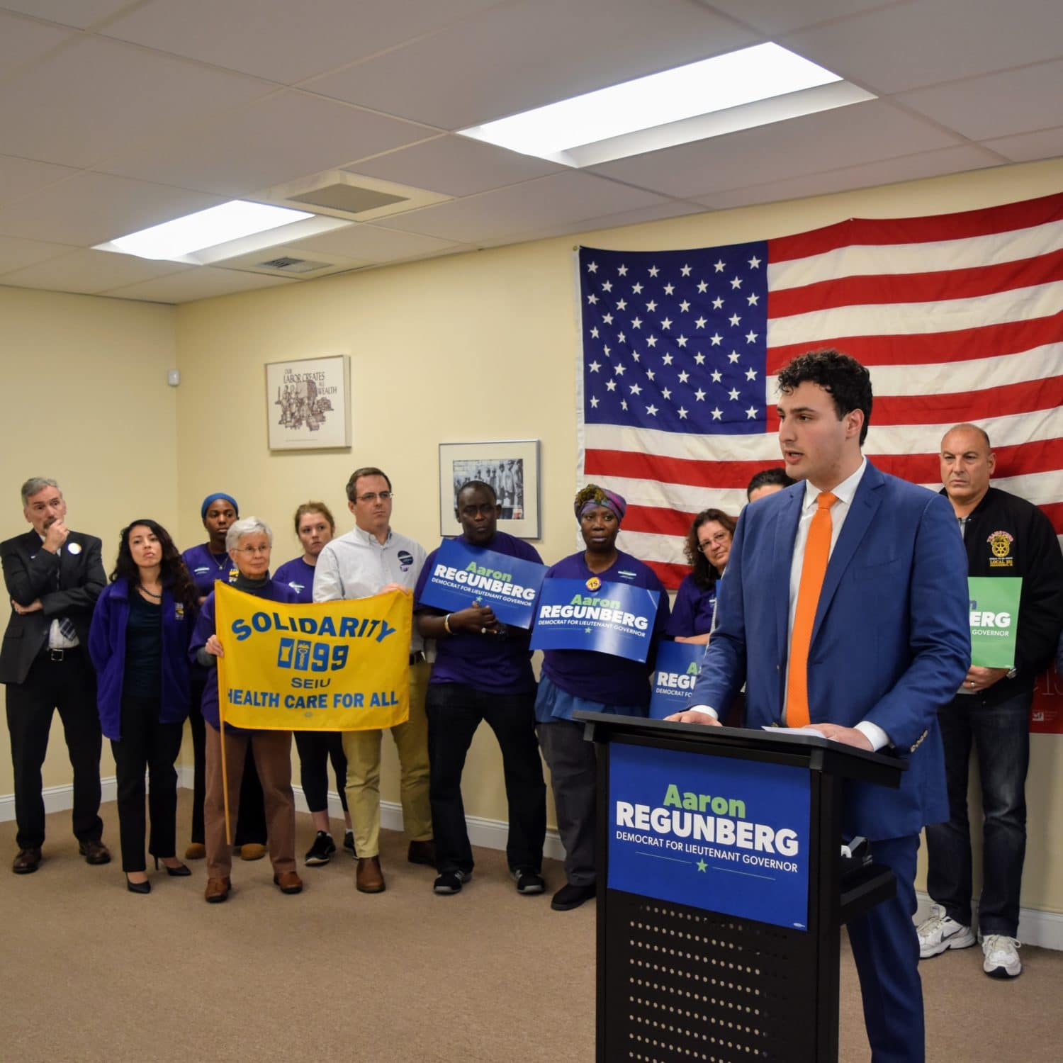 Rhode Island News: Regunberg picks up five labor endorsements for Lieutenant Governor