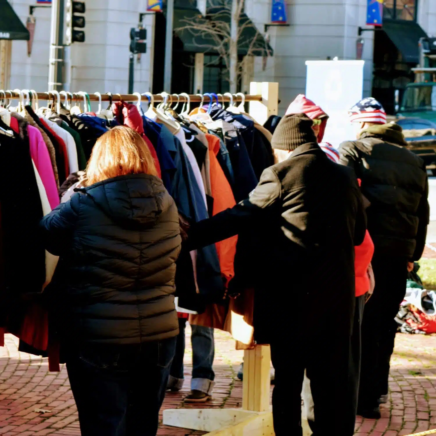 The 21st annual Buy Nothing Day Winter Coat Exchange