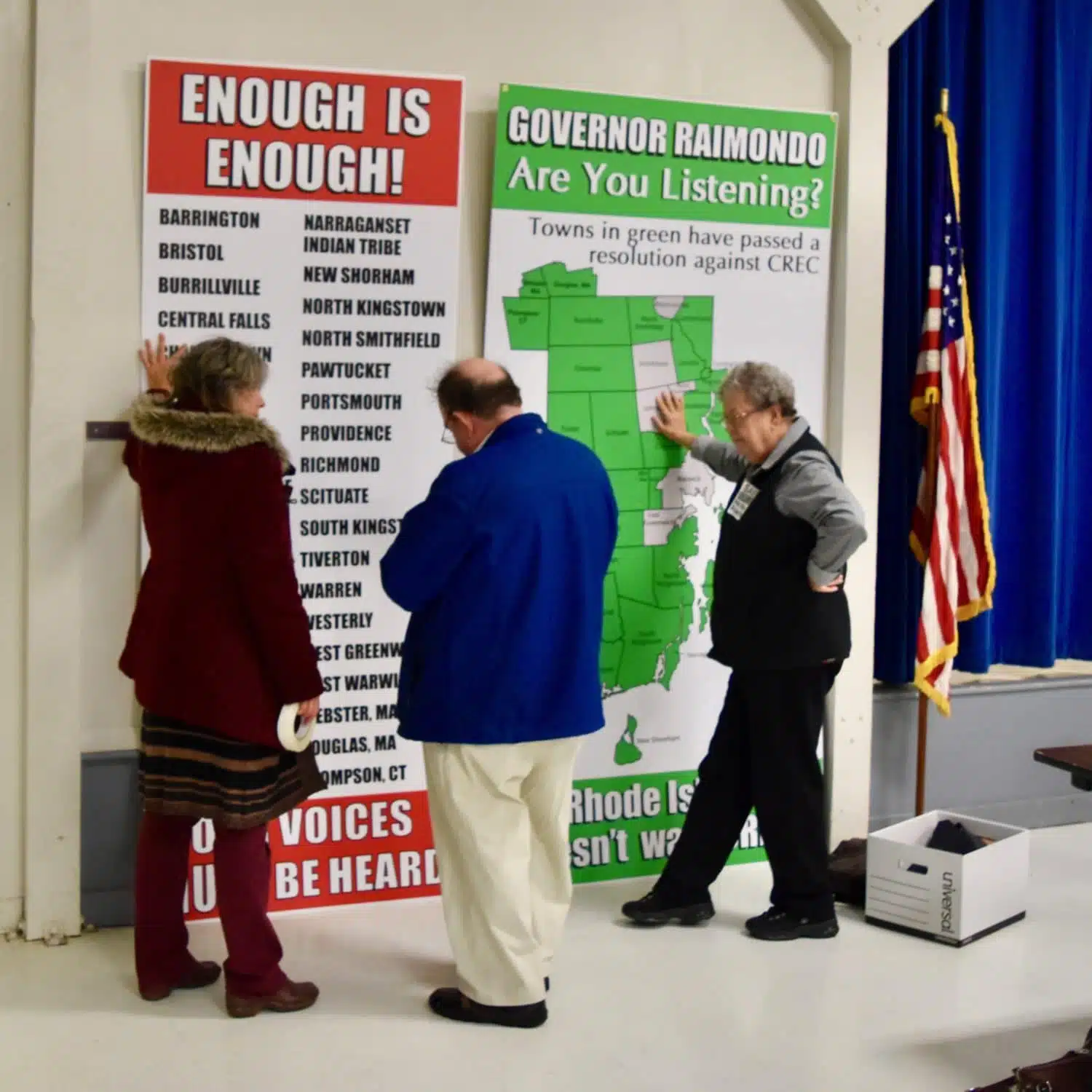 Scituate is withdrawing their opposition to Invenergy and their support for Burrillville