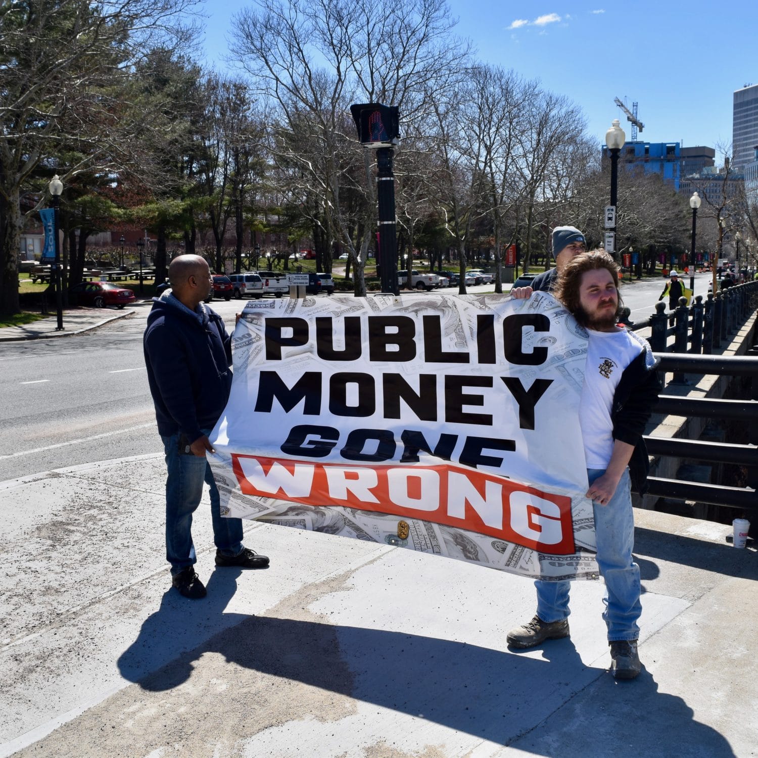 Rhode Island News: Labor organizations rally against wage theft and employee misclassification Station Row project in Providence