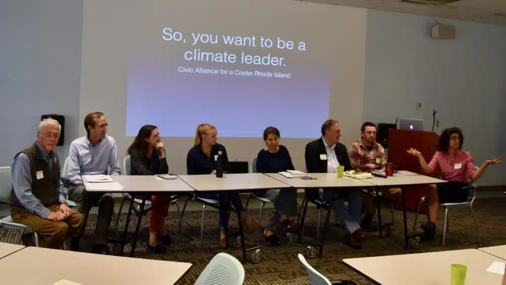 Civic Alliance for a Cooler Rhode Island holds candidate workshop on environmental and energy issues